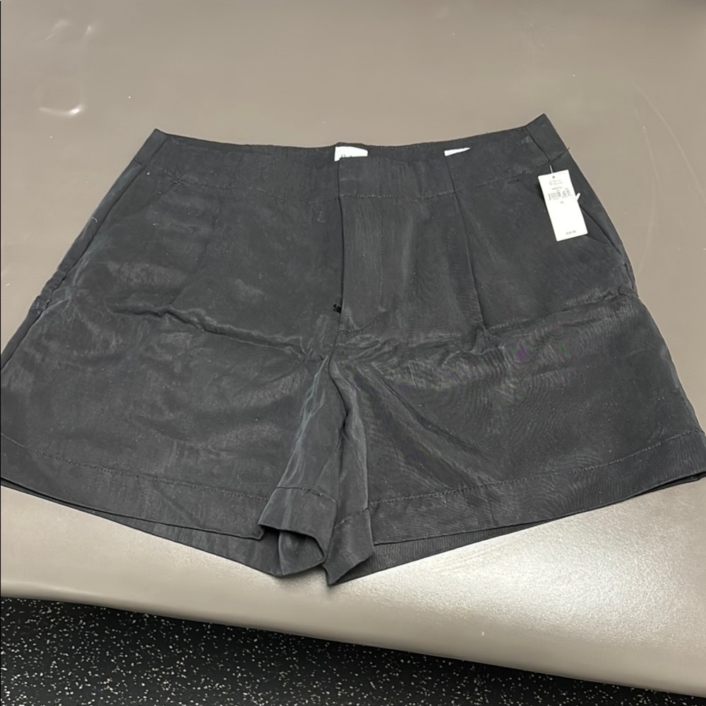 GAP Black Shorts Relaxed Fit Cotton Blend Size 10
